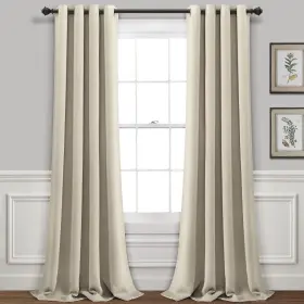 16t007646 Lush Decor Insulated Grommet Blackout Window Curtain Panels Pair 52 Inch W X 84