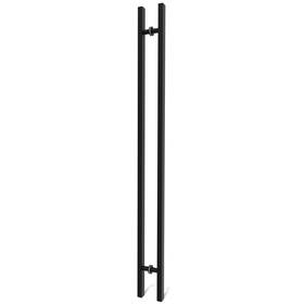 Lvyihan B0bb6xzsnv Matte Black Square Barn Door Handles 12/16/18/24/36/48/59 Pull Push