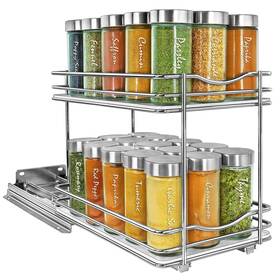 Lynk Professional 430622ds Pull Out Spice Organization For Cabinets - 6-3/8 Inch Wi