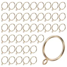 Mma240814ty001338jp M Meterxity 44-pack Gold Curtain Rings Eyelet Rustproof 1.5 Inch Metal Drapery Rods For Hats
