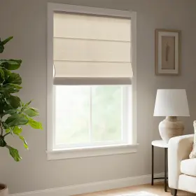 Mp40-8775 Madison Park Galen Matte Linen Cordless 35 Inch W X 64 H Basketweave