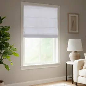 Mp40-8791 Madison Park Galen Matte White Cordless 39 Inch W X 64 H Basketweave
