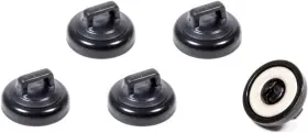 62411 Mag Daddy Fastener Zip Black 5pk Round 1 Pack