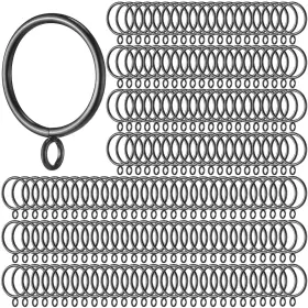 Maitys-mdjue23 Maitys 200 Pcs Metal Curtain Rings With Eyelet Inner Diameter