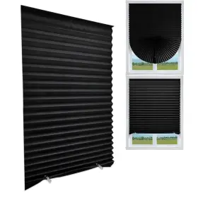 Maloki 741060074708 Blackout Blinds For Windows Temporary Window Shades Cordless... Fast Ship