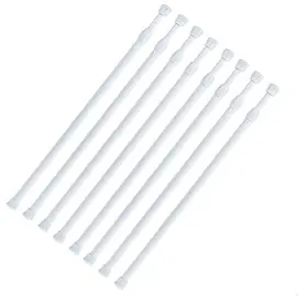 Mamia Pairs 361159879606 Tension Rods 28 To 48 Inches 8 Pack Spring Adjustable Extension