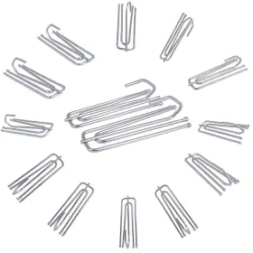 30029656908 Mangood Stainless Steel Curtain Hooks Pleater Tape Hook 30pcs Traverse 4 Pro