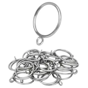 100200slr Manysky Curtain Rings With Eyelets 48 Pack Metal Drapery For Pinch Pleat Curta