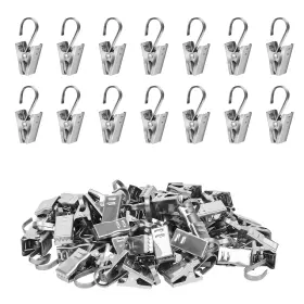100300slr Manysky Curtain Clips Hooks 25 Pack 430 Stainless Steel Drapery S For Ha