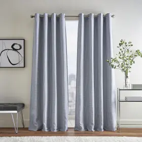 Martha Stewart 646998707165 Rivington Jacquard Curtain Panel Pair