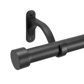 Mayrhyme 791537498735 1-inch Diameter Curtain Rod Adjustable Set With Premium Aluminum Bracket