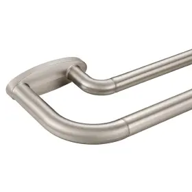 Mayrhyme 791711703389 Double Curtain Rods Brushed Nickel Room Darkening Drapery Rod 28-48 Inches Ad