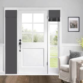 Mecodeco 734730505107 100% Blackout Curtains For French And Side Doors Light Blocking Drapes W Inch