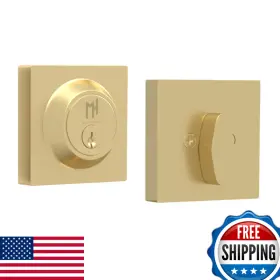 B0cgvkcfhh Mega Handles - Premium Deadbolt I Entry Lock Heavy Duty Square Lockin