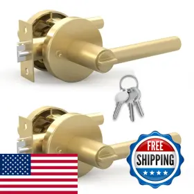 B0ct3r58h4 Mega Handles Ronn Entrance Entry Lever Door Handle Heavy Duty Round Locking