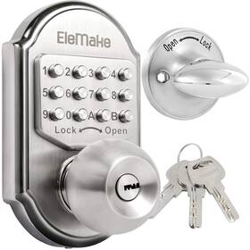 Megaflint B088zxv4l8 Keyless Entry Keypad Deadbolt Door Lock 304 Stainless Steel 100