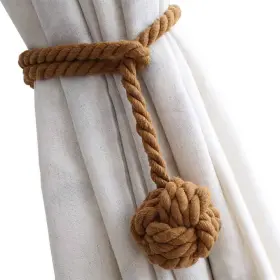 Melaluxe 445023951992 4 Pack Curtain Tiebacks - Heavy Duty Rope Tieback