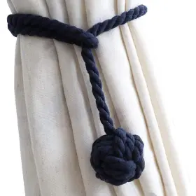 Melaluxe 714424541444 2 Pack Curtain Tiebacks - Heavy Duty Rope Tieback Handmade Rural Dec