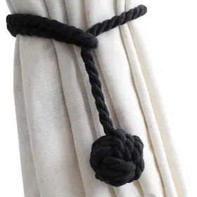Melaluxe 714424541857 2 Pack Curtain Tiebacks - Heavy Duty Rope Tieback Handmade Rural Dec