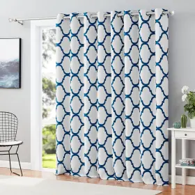Mrc-wtnv2-d Melodieux Moroccan Wide Curtains Room Darkening Blackout Drape For Extra