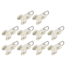 Metallixity Mtf220727xt0152 Curtain Track Rollers 14mm/0.55 Inch 30pcs Plastic Twin 14mm