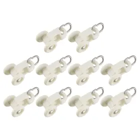 Mtf220727xt0152 Metallixity Curtain Track Rollers 14mm/0.55 Inch 30pcs Plastic Twin 14mm