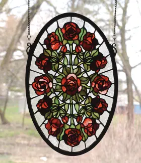 66005 Meyda Tiffany Stained Glass Window -