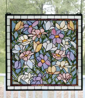 66278 Meyda Tiffany Stained Glass Window -