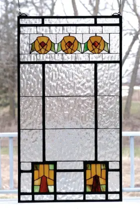 68104 Meyda Tiffany Stained Glass Window -
