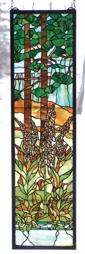 74037 Meyda Tiffany Stained Glass Window -
