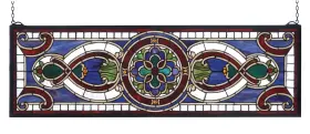 77907 Meyda Tiffany Stained Glass Window -