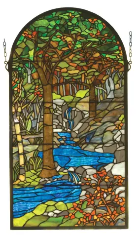 98255 Meyda Tiffany Stained Glass Window -