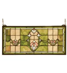 98463 Meyda Tiffany Stained Glass Window -
