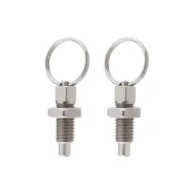 816-c-bf Micro Traders 2pcs Spring Plunger With Pull Ring M10 Quick Release Pin