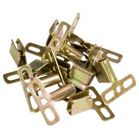 Mid America 080192015365 Steel Shutter Clips For Vinyl 3.75 Inches X 3.5 Gold