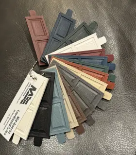 Mid-america Color Samples 080192068576 Shutter 16 Options Vinyl Of Colors