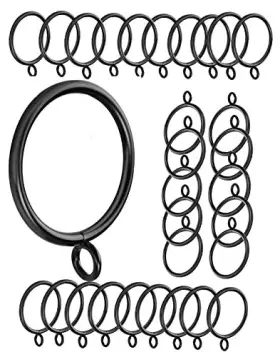 Millie 782589470688 30pcs Window Hardware Clip Rings Curtain With Eyelet 1.5 Inch Inner