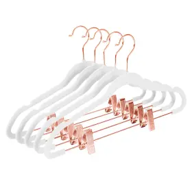 Mizgi 791313352527 Premium Velvet Pants Hangers With Clips Pack Of 20 Slim Skirt Hanger-