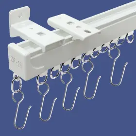 Ctr-9 Mloqi Curtain Tracks Ceiling Wall Mounted With Soundproof Strips Curtains Tr