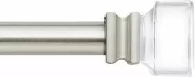 34013 Mode Premium Collection 1 1/8 Inch Fits 36 - 72 Wide Windows Clear And Nickel