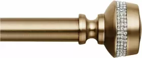35436 Mode Premium Collection 1 1/8 Inch Fits 144 - 240 Wide Windows Warm Gold
