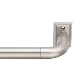 Mode 64013 Room Darkening Collection 1 Inch Diameter Blackout Curtain Rod Set With S