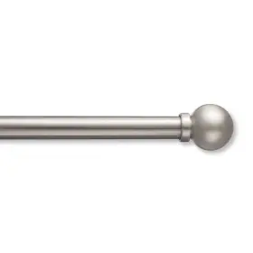 Mode 887262007424 Premium Collection 1 Inch Diameter Curtain Rod Set With Modern Ball