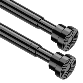 Mo24-a1-01-2p Moeroter 2pcs Spring Tension Rods 18 To 28 Inch Adjustable Small Rod No Drilli