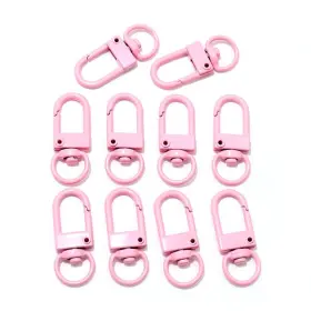 Monsealyt 751501113743 20pcs Metal Lobster Claw Clasps Small Swivel Lanyards Trigger Snap Hooks Stra