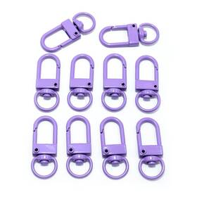 Monsealyt 751501113767 20pcs Metal Lobster Claw Clasps Small Swivel Lanyards Trigger Snap Hooks Stra