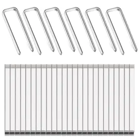 558583 Mozeat Lens 2 Wmdrapci 80 Pieces Repair Plantation Shutters Tool 1.9cm Silver-1.9cm