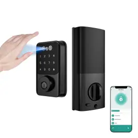 B0fhksg32d Mr Bryant Xu Super Black Smart Lock Palm Vein Recognition - Facial