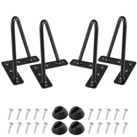 Msobaiw 840071300063 6 Inch Hairpin Legs Heavy Duty Metal Table For Cabinet Wardrob