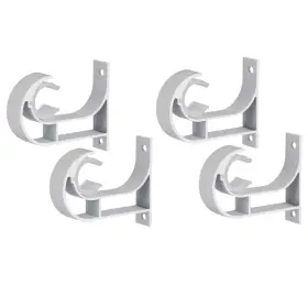 Mumiao 764595957100 Single Curtain Rod Brackets For Aluminum Alloy Ceiling-mount - Heavy Duty Hol